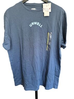 UNWELL x Target Collab Apparel Graphic Tee – Blue Short Sleeve T-Shirt Small NWT